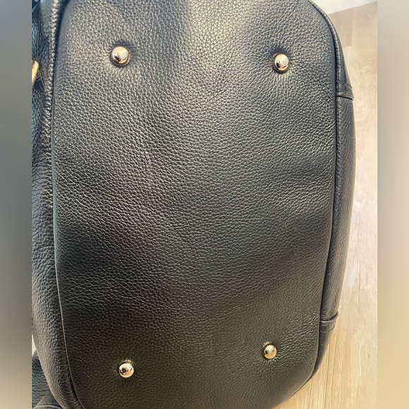 Kerikit Black Leather Diaper Backpack - Picture 7 of 7